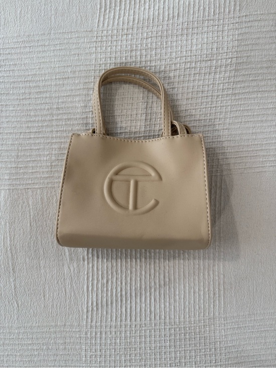 Telfar Handbags - TELFAR Beige Mini Tote